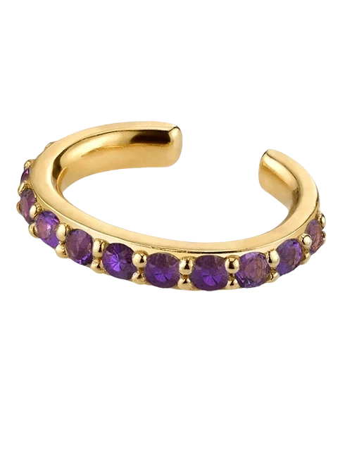 Ear clip Purple