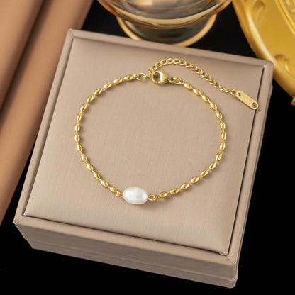 Pulsera Rice Pearl