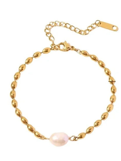 Pulsera Rice Pearl
