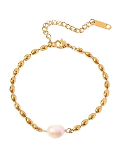 Pulsera Rice Pearl