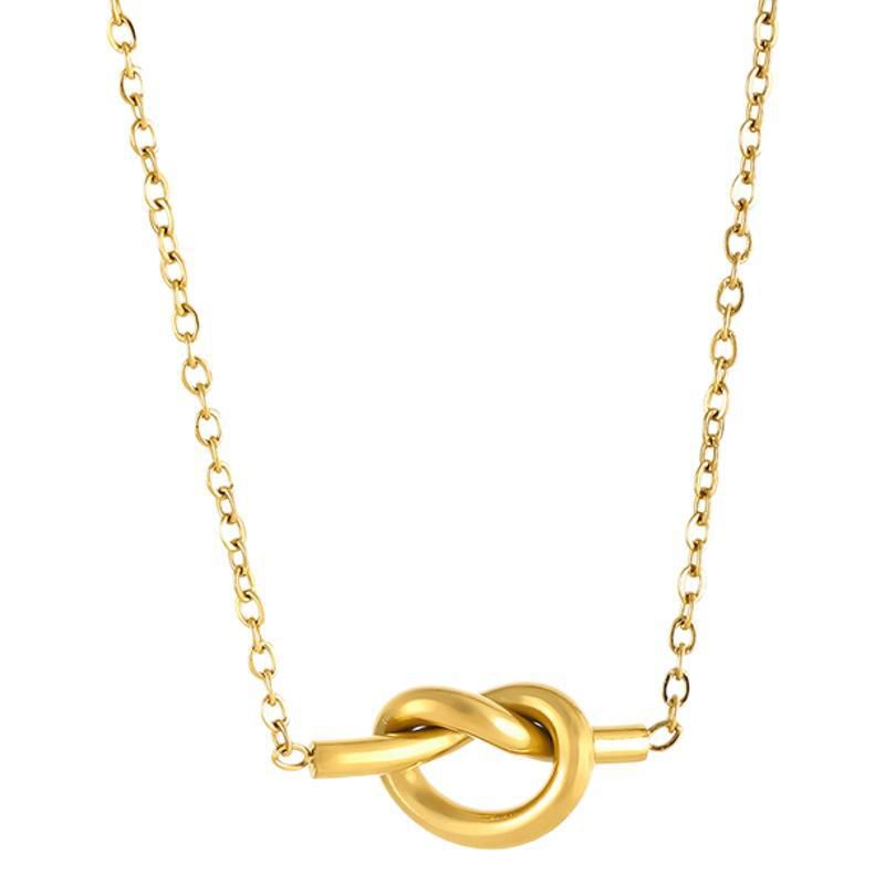Pretzel necklace