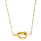 Pretzel necklace