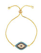 Eye golden bracelet