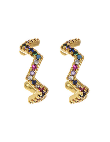 Ear clip rainbow