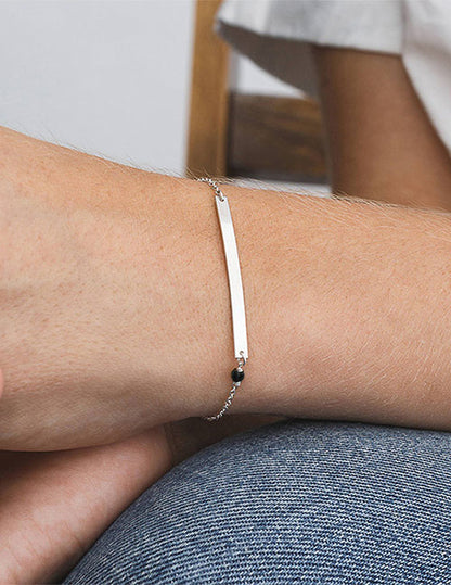 Black bead bar