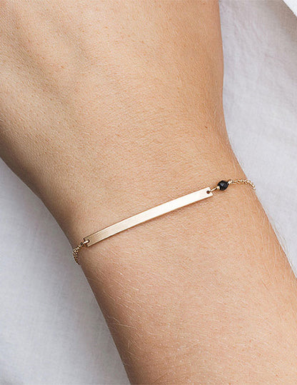 Black bead bar