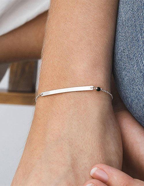 Black bead bar