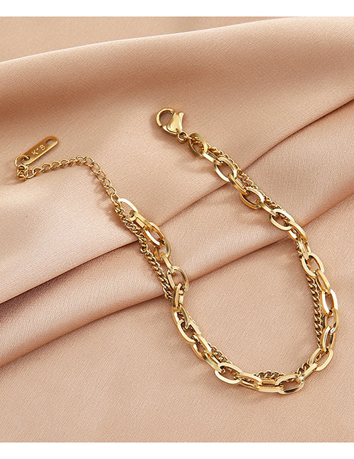 Double chain bracelet