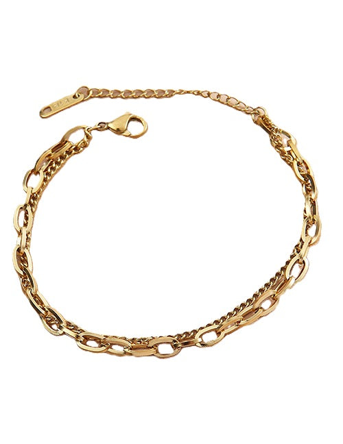 Double chain bracelet