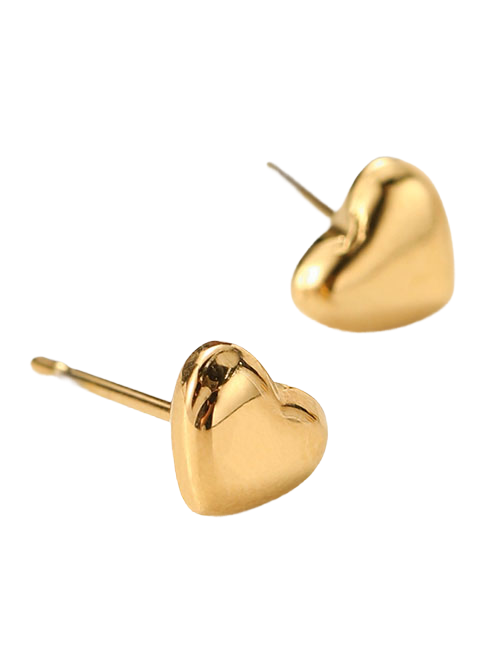 Heart studs