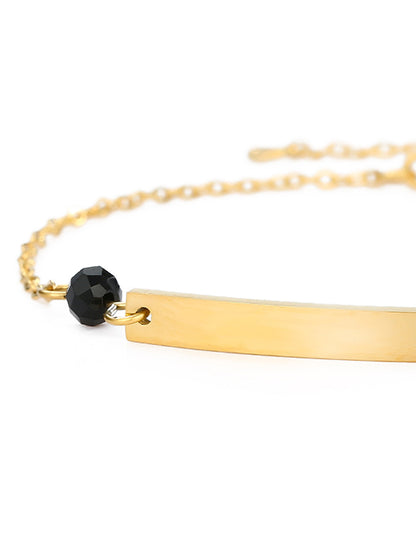 Black bead bar