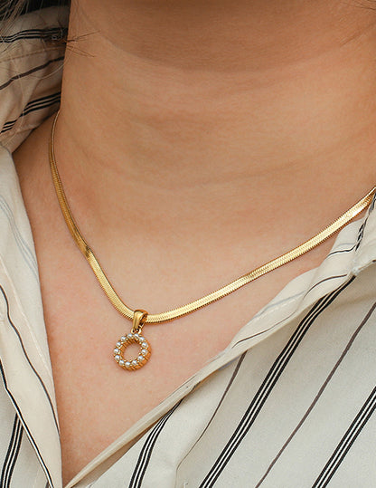 Pearl Letter Necklace
