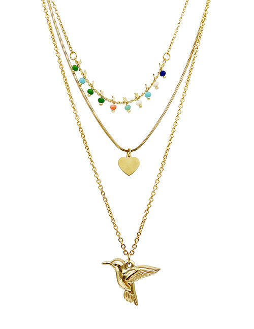 Hummingbird necklace