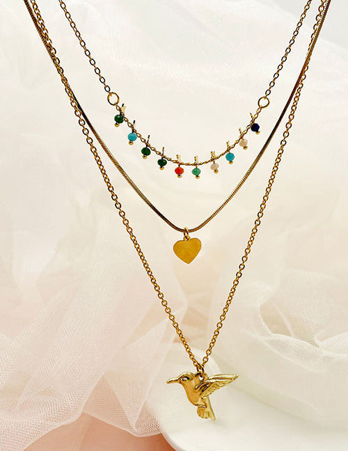 Hummingbird necklace
