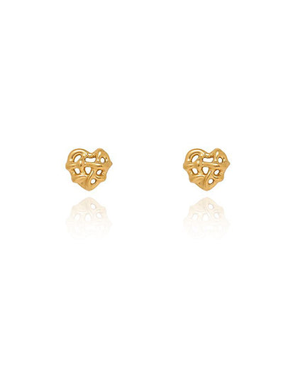 Heart pie studs