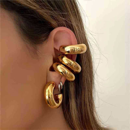C bold ear cuff (1 pza)