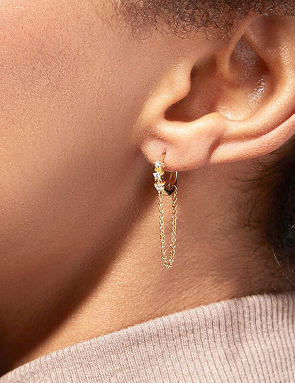 Chain Mini Hoops