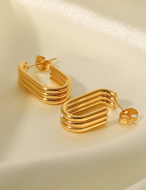 Triple U earrings