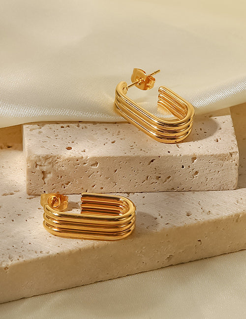 Triple U earrings