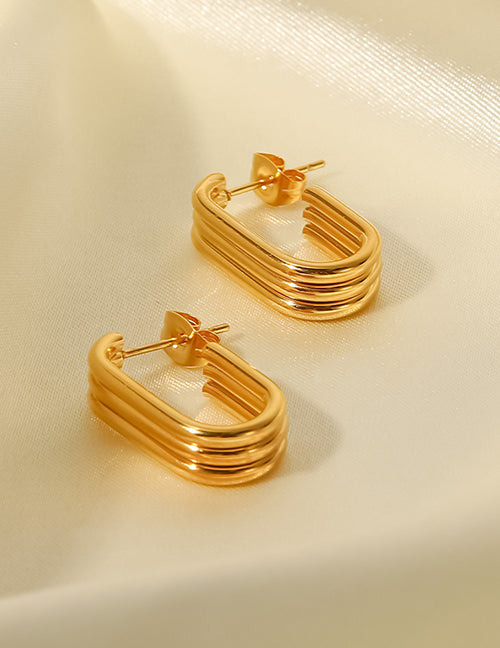 Triple U earrings