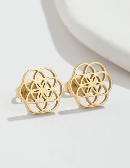 Aretes Flor de la Vida