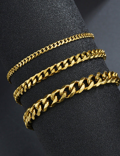 Cuban chain bracelet