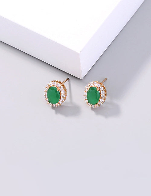 Emerald earrings