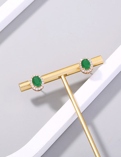 Emerald earrings