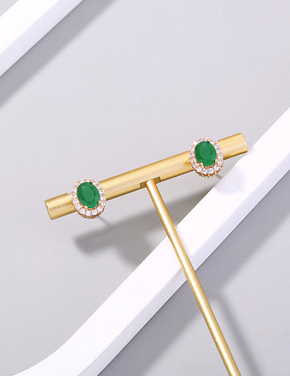 Emerald earrings