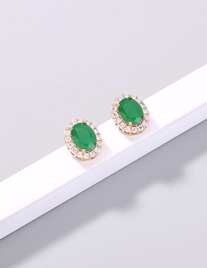 Emerald earrings