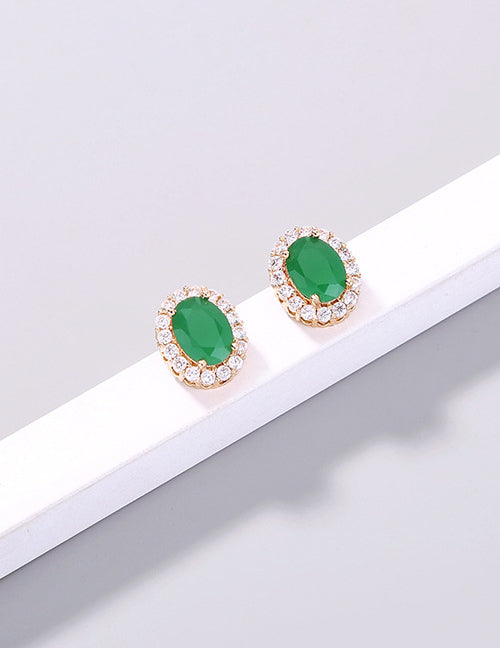 Emerald earrings