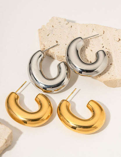 Bold earrings