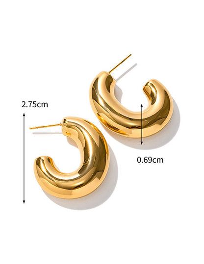 Bold earrings