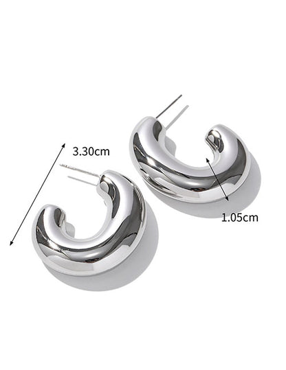Bold earrings